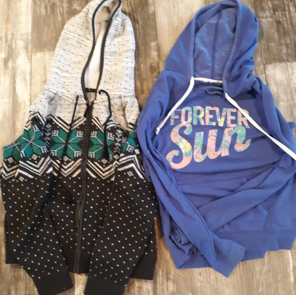 American Eagle jacket and hoodie